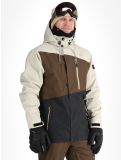 Vignette Rehall, Canlaon-R veste de ski hommes Gravel Stone beige, brun, noir 