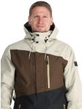 Vignette Rehall, Canlaon-R veste de ski hommes Gravel Stone beige, brun, noir 