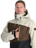 Vignette Rehall, Canlaon-R veste de ski hommes Gravel Stone beige, brun, noir 