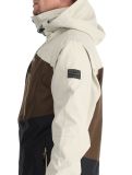 Vignette Rehall, Canlaon-R veste de ski hommes Gravel Stone beige, brun, noir 