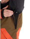 Vignette Rehall, Carls-R veste de ski hommes Rust bleu, brun, orange 