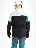 Vignette Rehall, Cropp-R veste de ski hommes Teal green blanc, bleu, noir 