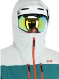 Vignette Rehall, Cropp-R veste de ski hommes Teal green blanc, bleu, noir 