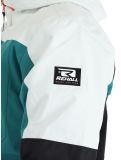 Vignette Rehall, Cropp-R veste de ski hommes Teal green blanc, bleu, noir 