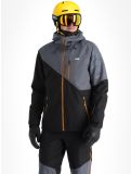 Vignette Rehall, Dick-R veste de ski hommes Gunmetal gris, noir 