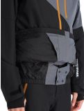 Vignette Rehall, Dick-R veste de ski hommes Gunmetal gris, noir 