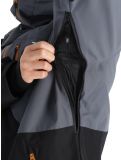 Vignette Rehall, Dick-R veste de ski hommes Gunmetal gris, noir 