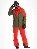 Vignette Rehall, Dick-R veste de ski hommes Olive rouge, vert 