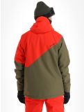 Vignette Rehall, Dick-R veste de ski hommes Olive rouge, vert 