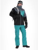 Vignette Rehall, Dick-R veste de ski hommes Teal green bleu, gris, noir 