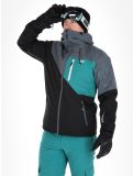 Vignette Rehall, Dick-R veste de ski hommes Teal green bleu, gris, noir 