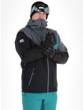 Vignette Rehall, Dick-R veste de ski hommes Teal green bleu, gris, noir 