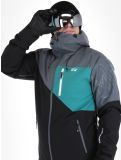 Vignette Rehall, Dick-R veste de ski hommes Teal green bleu, gris, noir 