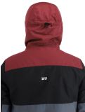 Vignette Rehall, Drago-R veste de ski hommes Oxblood gris, noir, rouge 