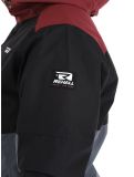 Vignette Rehall, Drago-R veste de ski hommes Oxblood gris, noir, rouge 