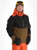 Vignette Rehall, Drago-R veste de ski hommes Rust brun, noir, orange 