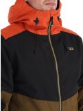 Vignette Rehall, Drago-R veste de ski hommes Rust brun, noir, orange 