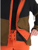 Vignette Rehall, Drago-R veste de ski hommes Rust brun, noir, orange 