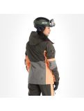 Vignette Rehall, Evy-R veste de ski femmes gunmetal gris 