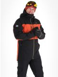 Vignette Rehall, Geri-R veste de ski hommes Rust brun, noir 