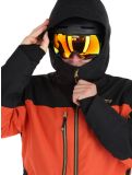 Vignette Rehall, Geri-R veste de ski hommes Rust brun, noir 