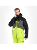 Vignette Rehall, Halo-R veste de ski hommes lime vert 