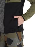 Vignette Rehall, Hype-R gilet hommes Olive gris, noir, vert 