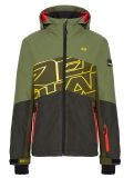 Vignette Rehall, Jonny-R veste de ski enfants Moss vert 