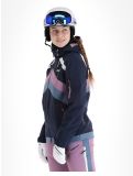 Vignette Rehall, June-R veste de ski femmes Navy bleu, violet 