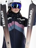 Vignette Rehall, June-R veste de ski femmes Navy bleu, violet 