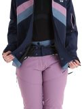 Vignette Rehall, June-R veste de ski femmes Navy bleu, violet 