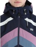 Vignette Rehall, June-R veste de ski femmes Navy bleu, violet 