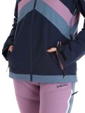 Vignette Rehall, June-R veste de ski femmes Navy bleu, violet 