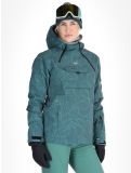 Vignette Rehall, Lou-R veste de ski femmes Roses Smoke Pine vert 