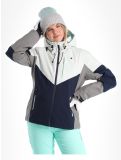 Vignette Rehall, Lou-R veste de ski femmes Light Grey bleu, gris 