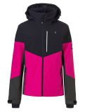 Vignette Rehall, Lou-R-Jr. veste de ski enfants Brite Pink noir, rose 