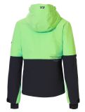 Vignette Rehall, Luna-R veste de ski enfants Spring Bud noir, vert 