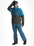 Vignette Rehall, Mayon-R veste de ski hommes Petrol gris, vert 