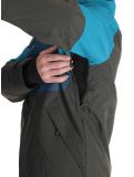 Vignette Rehall, Mayon-R veste de ski hommes Petrol gris, vert 