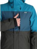 Vignette Rehall, Mayon-R veste de ski hommes Petrol gris, vert 