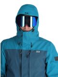 Vignette Rehall, Mayon-R veste de ski hommes Petrol gris, vert 