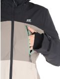 Vignette Rehall, Meave-R veste de ski femmes Feldspar beige, noir, vert 