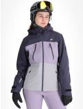 Vignette Rehall, Meave-R veste de ski femmes Graphite gris, violet 