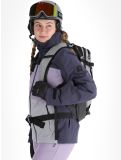 Vignette Rehall, Meave-R veste de ski femmes Graphite gris, violet 