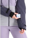 Vignette Rehall, Meave-R veste de ski femmes Graphite gris, violet 