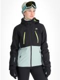 Vignette Rehall, Meave-R veste de ski femmes Sharp Green noir, vert 