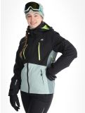 Vignette Rehall, Meave-R veste de ski femmes Sharp Green noir, vert 