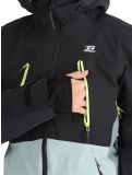 Vignette Rehall, Meave-R veste de ski femmes Sharp Green noir, vert 