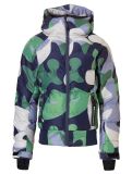 Vignette Rehall, Puffy-R veste de ski enfants Camo Frost vert 