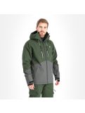 Vignette Rehall, Rage-R veste de ski hommes olive vert 